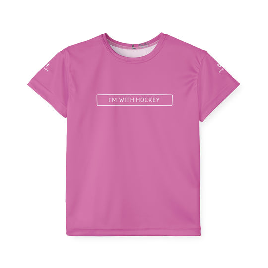 "I'm With Hockey" - Kids Sports T-Shirt