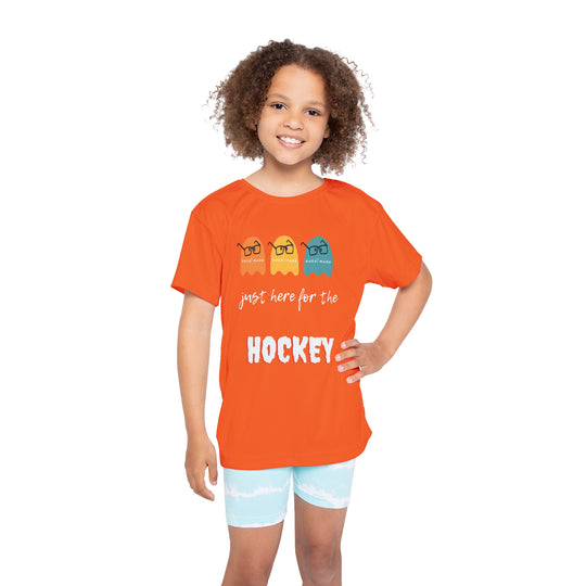 "Just Here For Hockey" - Kids Sports T-Shirt