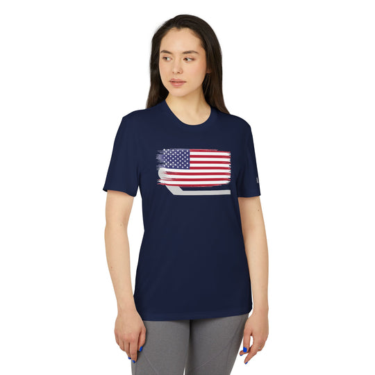 "Stick Under Flag" adidas Sport T-shirt