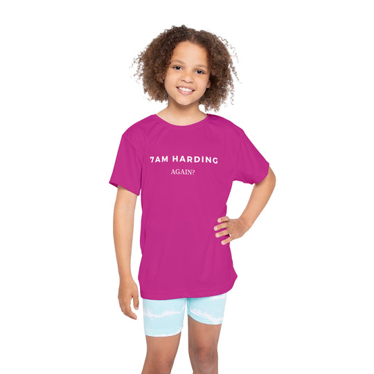 "7am Harding Again?" - Kids Sports T-Shirt