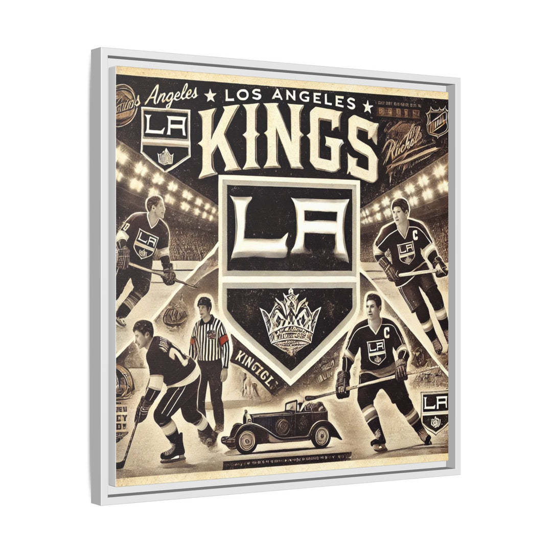 "Vintage LA Kings"  - Matte Canvas, Framed