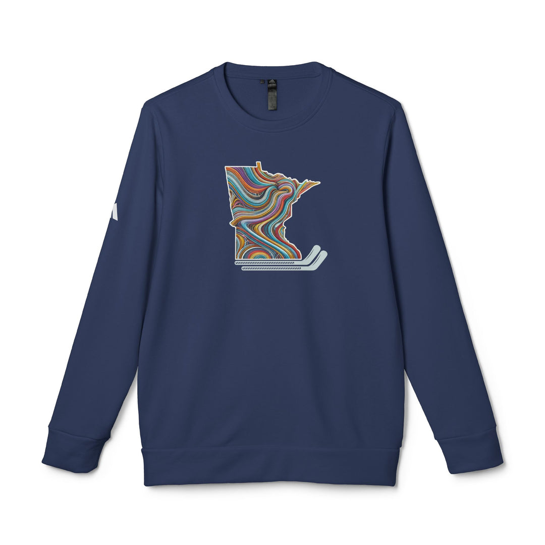 "Sledding In Minnesota" - adidas® Sweatshirt