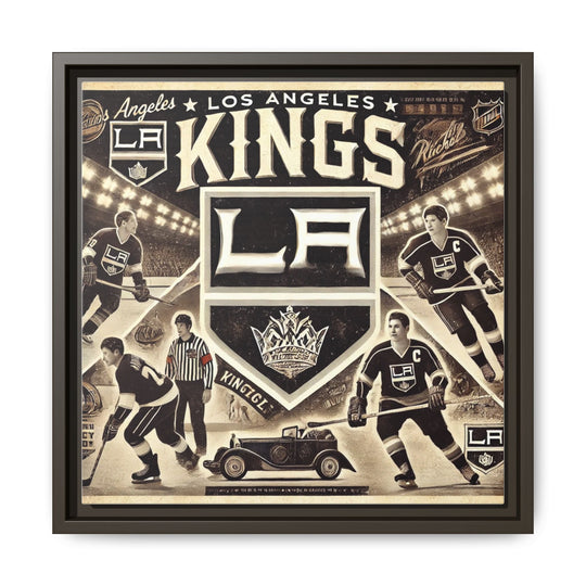 "Vintage LA Kings"  - Matte Canvas, Framed