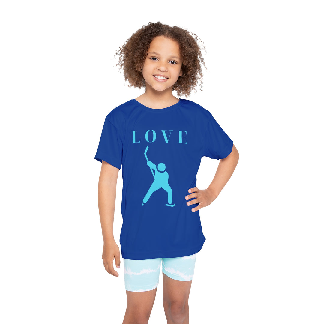 "Player Hockey Love" - Kids Sports T-Shirt