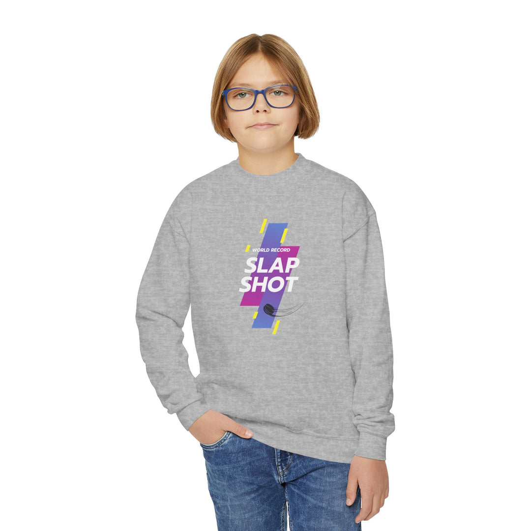 "World Record Slapshot" - Youth Sweatshirt