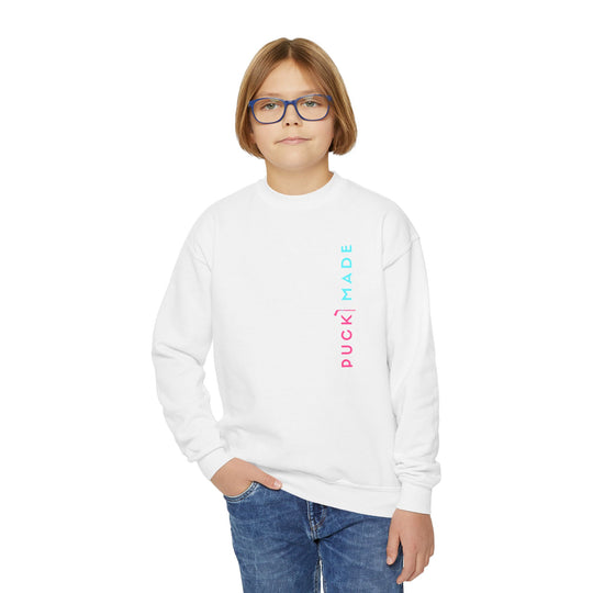 "PuckMade - Rink Flamingo" - Youth Sweatshirt