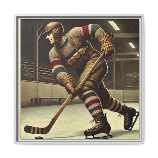 Vintage Player"  - Matte Canvas, Framed