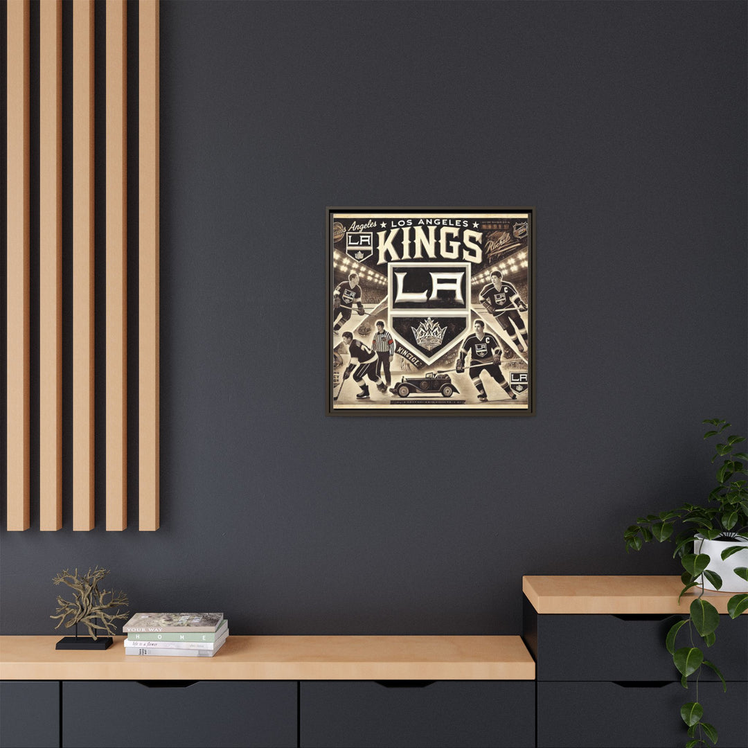 "Vintage LA Kings"  - Matte Canvas, Framed