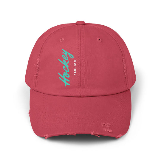 "Hockey Fashion" -  Distressed Cap