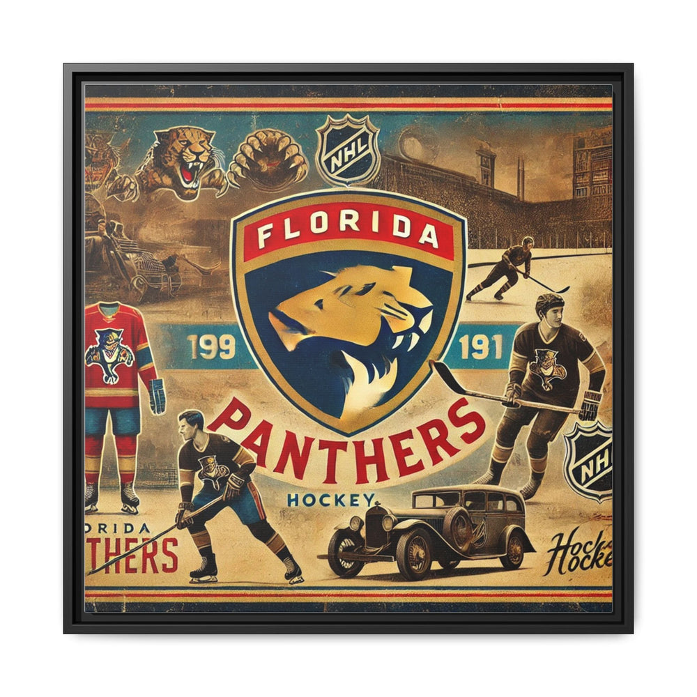 "Florida Panthers"  - Matte Canvas, Framed