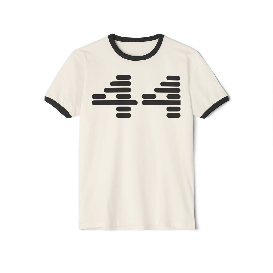"Ringer #44" - Cotton Ringer T-Shirt