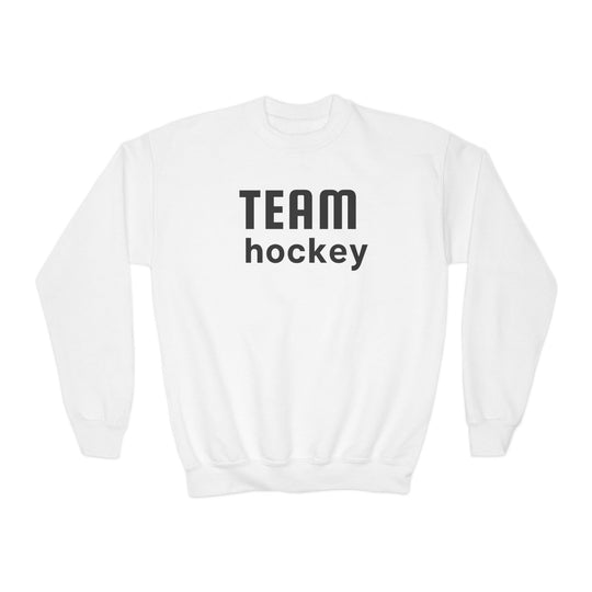 "Team Hockey - #7" - Youth Sweatshirt