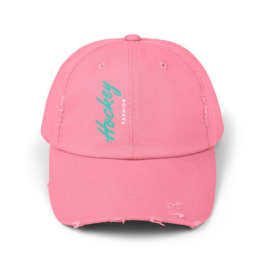 "Hockey Fashion" -  Distressed Cap