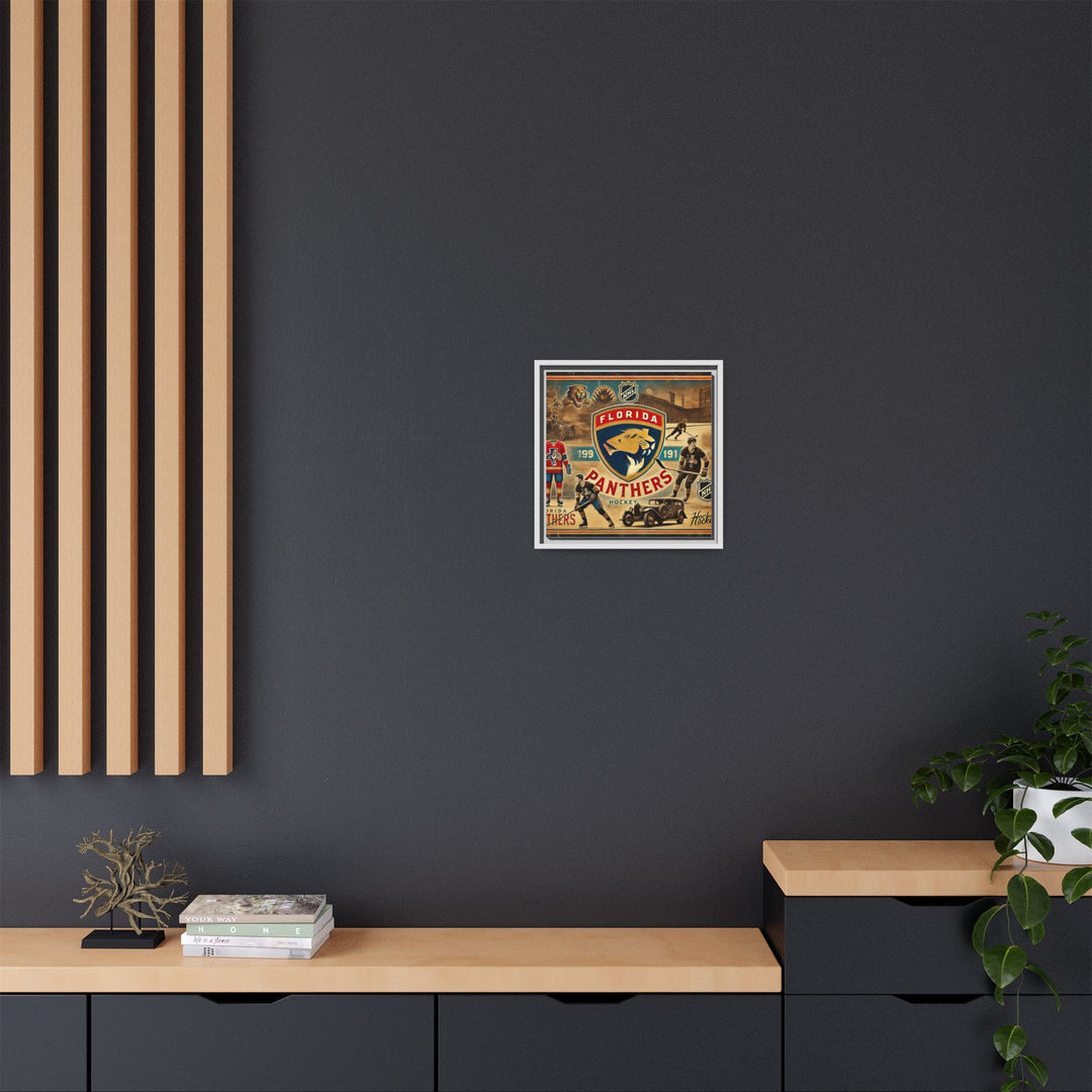 "Florida Panthers"  - Matte Canvas, Framed