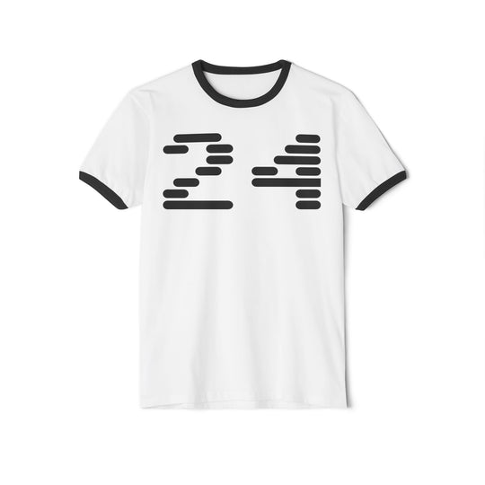 "Ringer #24" - Cotton Ringer T-Shirt