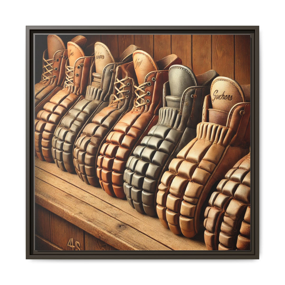 "Vintage Gloves"  - Matte Canvas, Framed