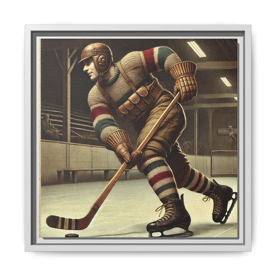 Vintage Player"  - Matte Canvas, Framed