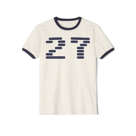 "Ringer #27" - Cotton Ringer T-Shirt