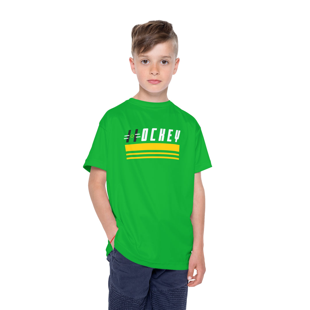 "Stars Hockey Stripes" - Kids Sports T-Shirt