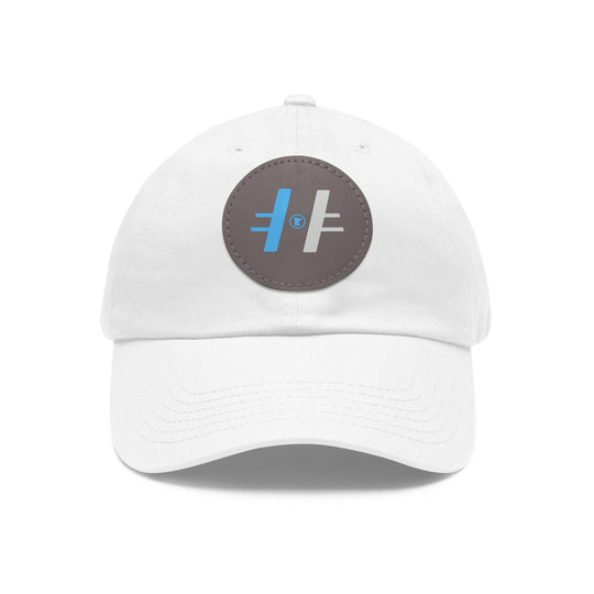 "H1 Hockey Logo" -  Leather Patch (Round)