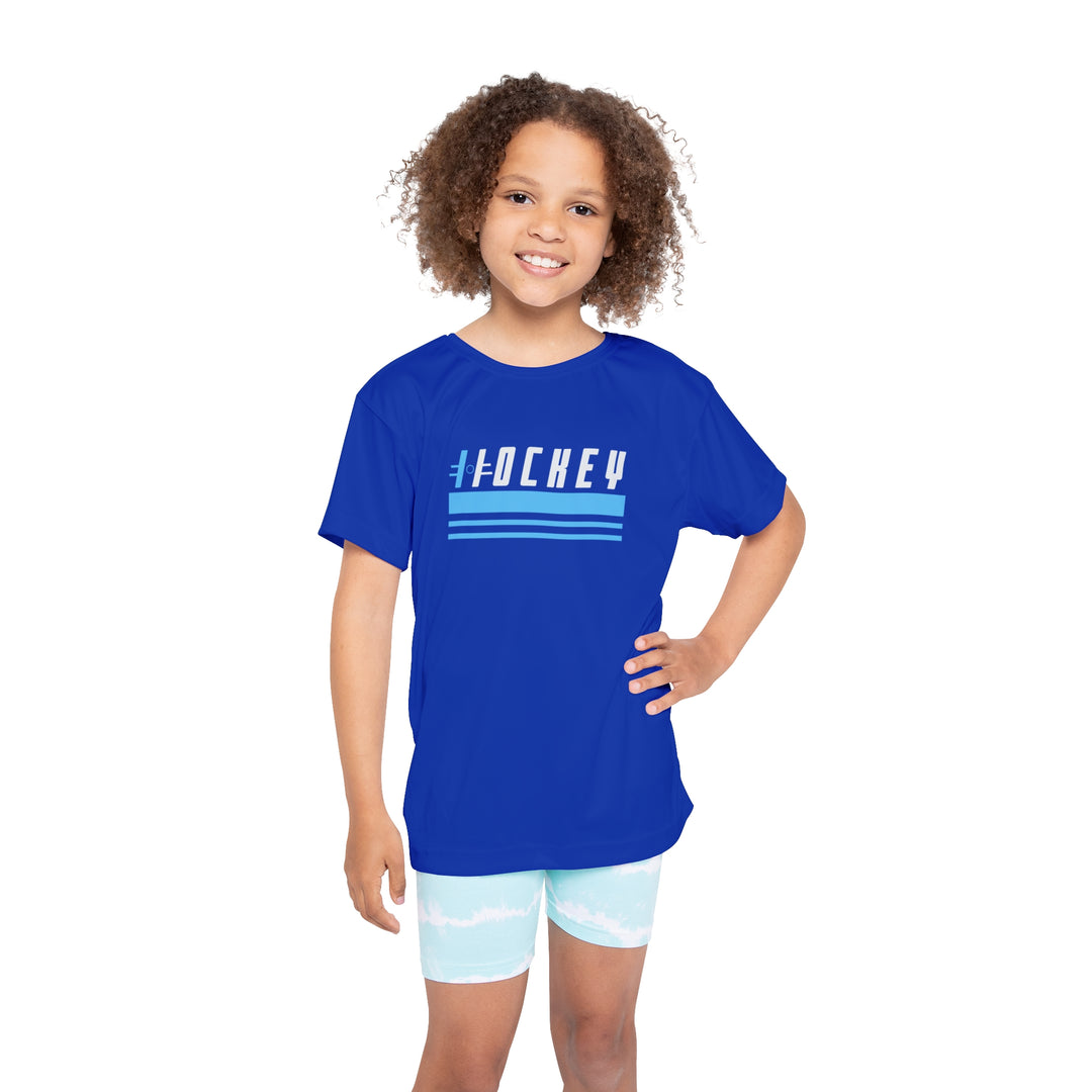 "Hockey Stripes" - Kids Sports T-Shirt