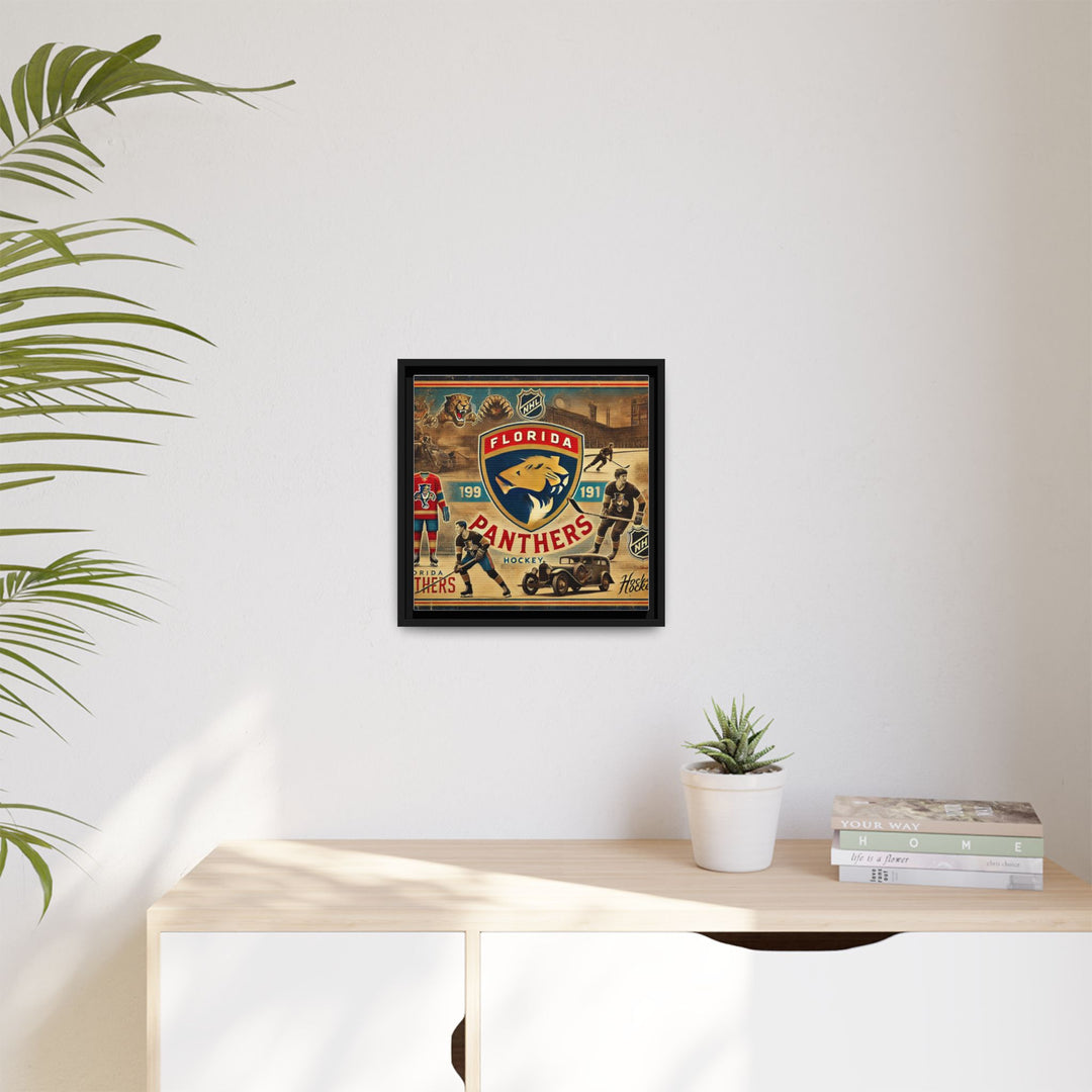"Florida Panthers"  - Matte Canvas, Framed