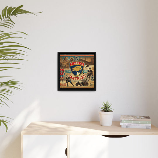 "Florida Panthers"  - Matte Canvas, Framed
