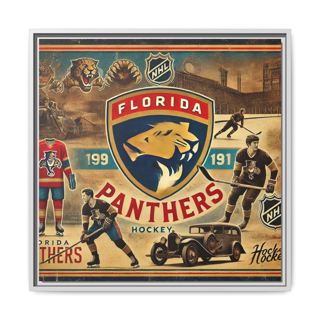 "Florida Panthers"  - Matte Canvas, Framed