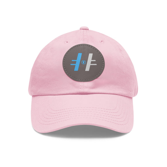 "H1 Hockey Logo" -  Leather Patch (Round)