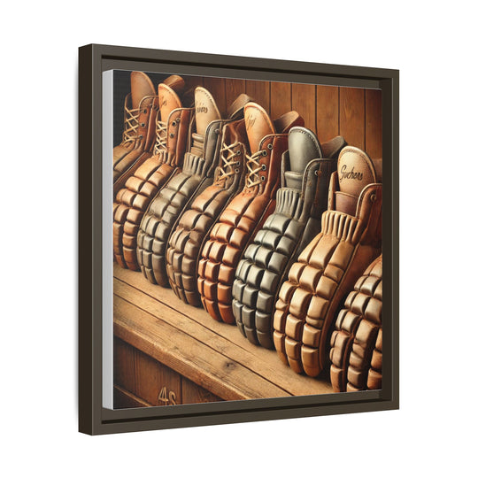 "Vintage Gloves"  - Matte Canvas, Framed