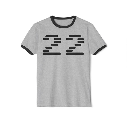 "Ringer #22" - Cotton Ringer T-Shirt