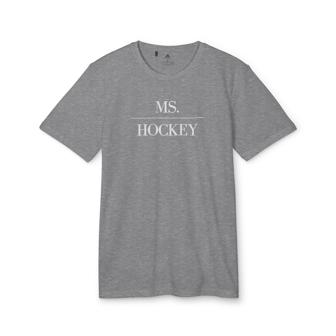 "Ms. Hockey" - adidas Sport T-shirt