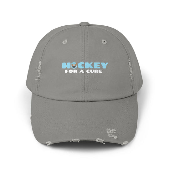 "Hockey For A Cure" -  Distressed Cap