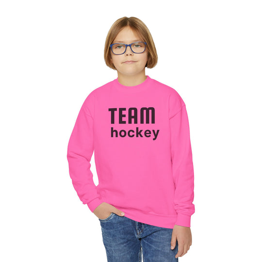 "Team Hockey - #7" - Youth Sweatshirt