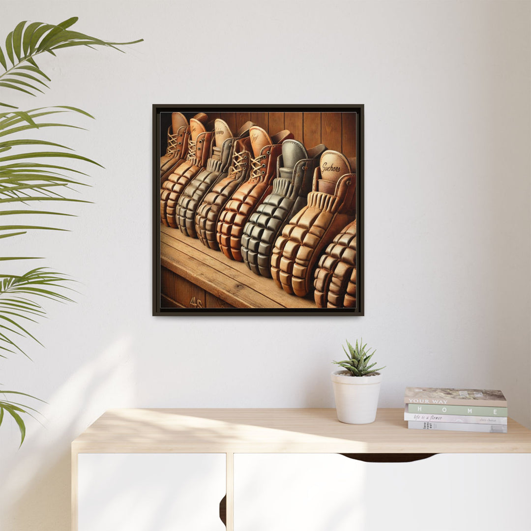"Vintage Gloves"  - Matte Canvas, Framed