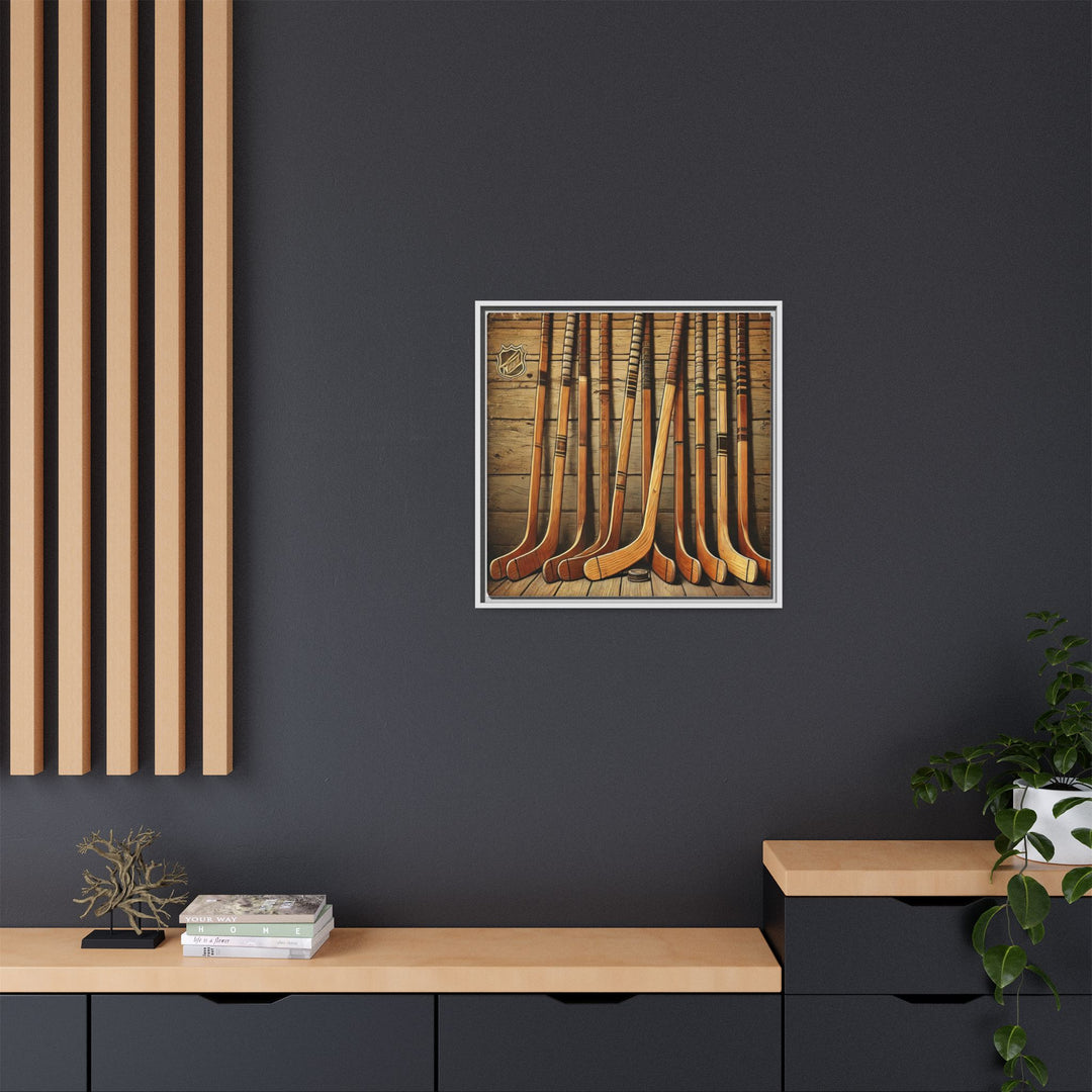 "Vintage Sticks"  - Matte Canvas, Framed