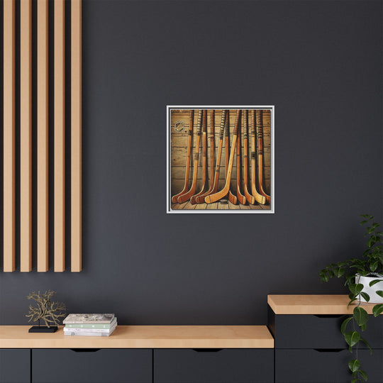 "Vintage Sticks"  - Matte Canvas, Framed