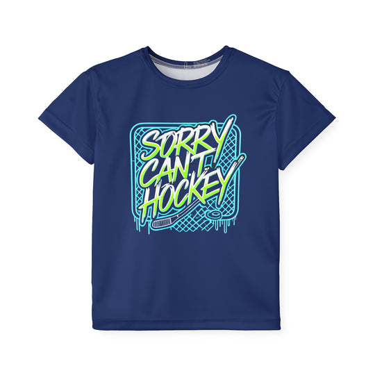 "Net. Sorry. Can't Hockey. - Kids Sports T-Shirt