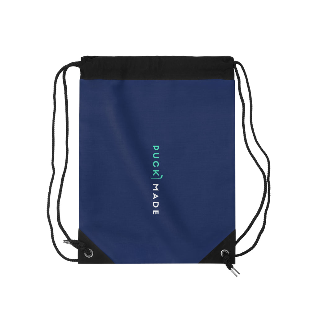 PuckMade - Navy Drawstring Bag