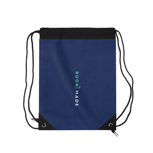 PuckMade - Navy Drawstring Bag