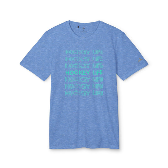 "Hockey Life Repeat" - adidas® Sport T-shirt