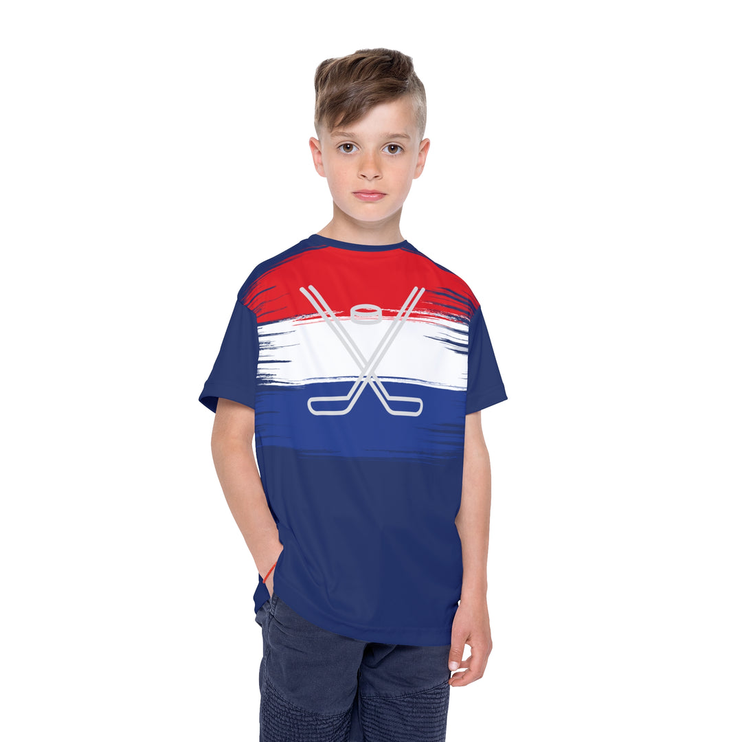 "USA Sticks" - Kids Sports T-Shirt