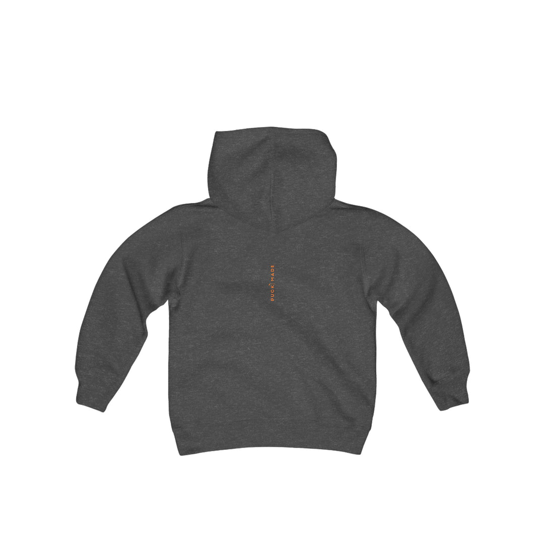 "PuckMade - Orange Rush" - Youth Hoodie