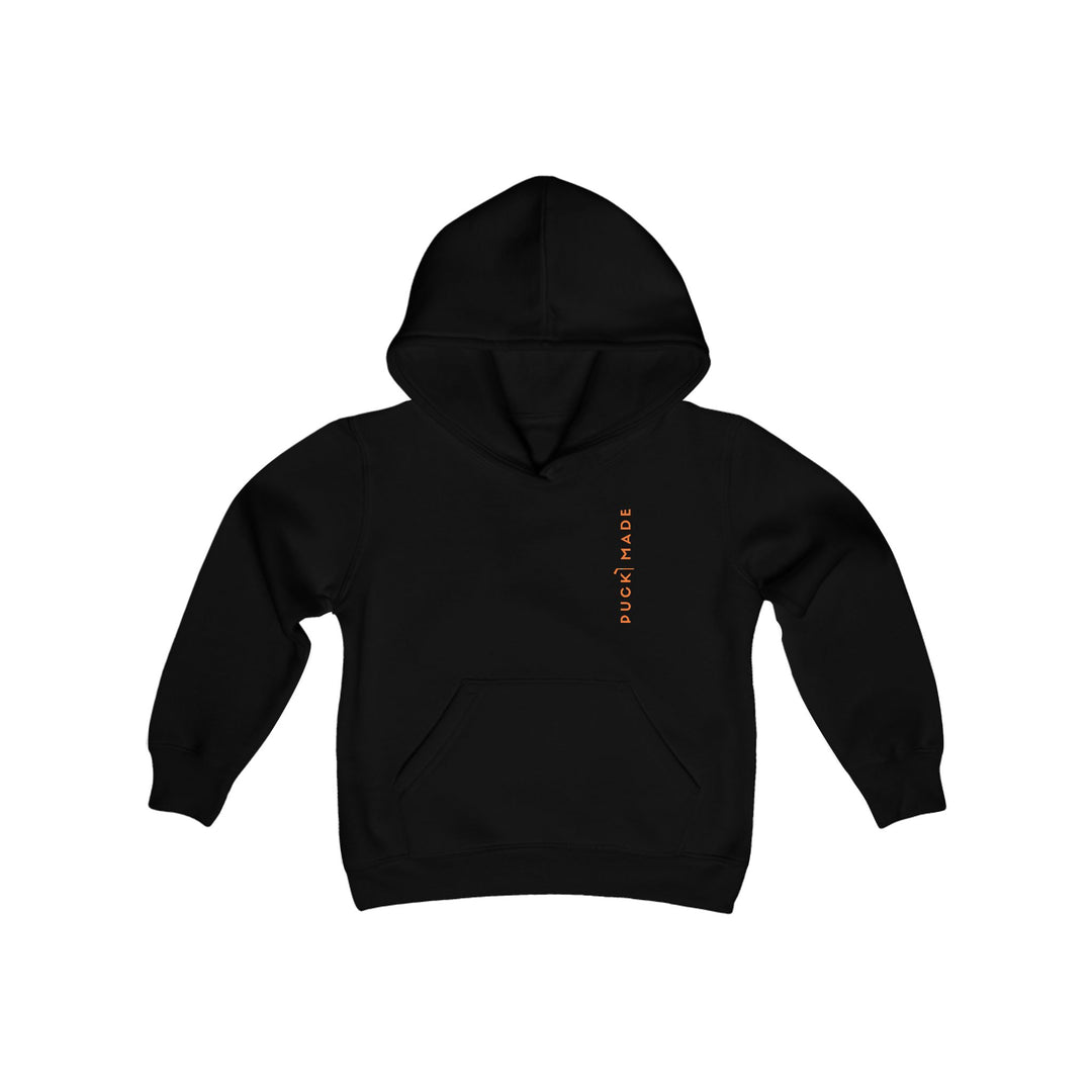 "PuckMade - Orange Rush" - Youth Hoodie