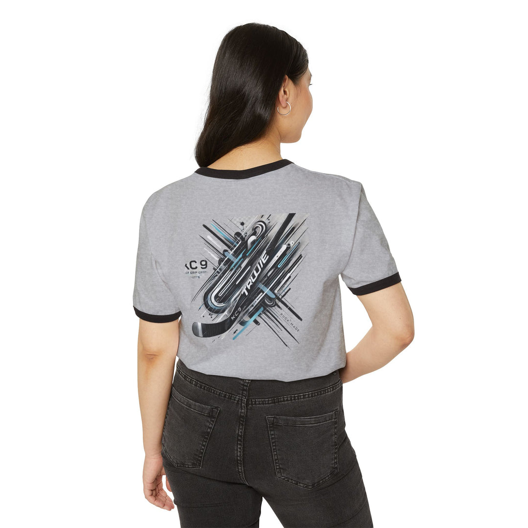 "2019 -  TRUE XC9 ACF Grip Composite" - Cotton Ringer T-Shirt