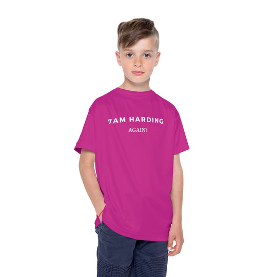 "7am Harding Again?" - Kids Sports T-Shirt