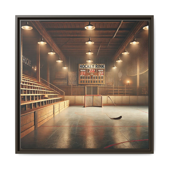 "Vintage Rink"  - Matte Canvas, Framed