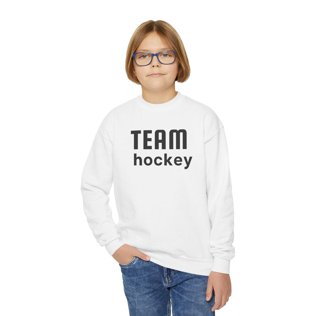 "Team Hockey - #7" - Youth Sweatshirt