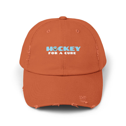 "Hockey For A Cure" -  Distressed Cap