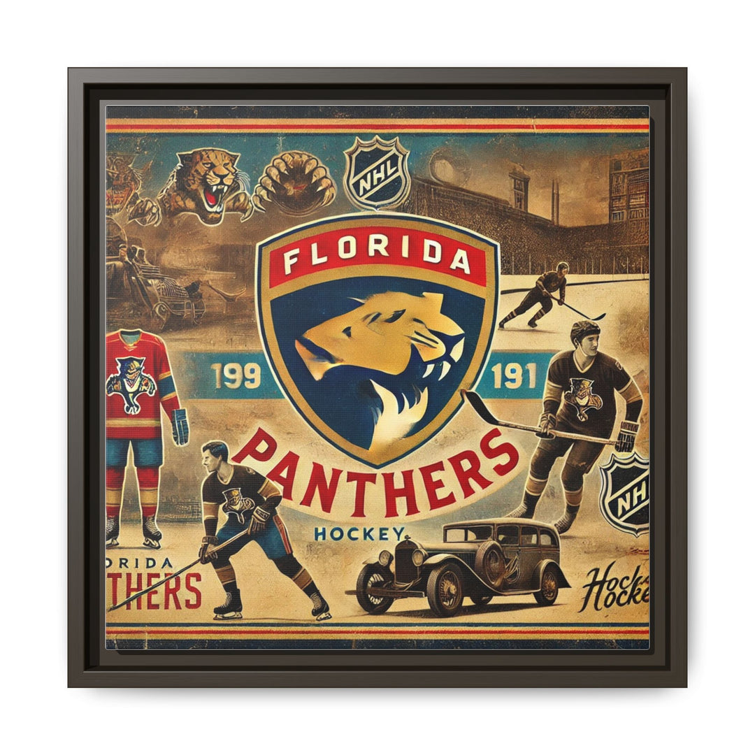 "Florida Panthers"  - Matte Canvas, Framed